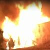 В Волгоградской области при столкновении КамАЗа и «Газели» заживо сгорели два человека